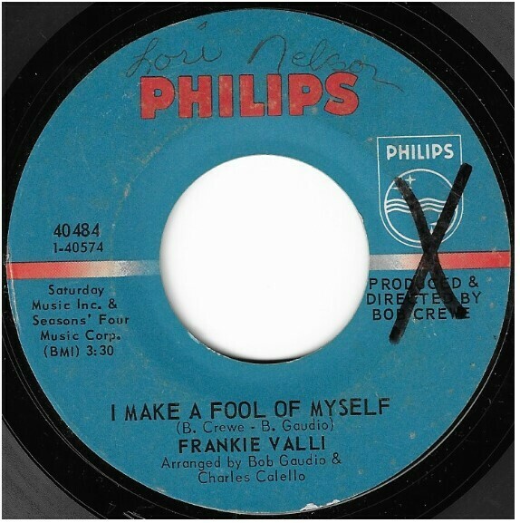 Valli, Frankie / I Make a Fool of Myself | Philips 40484 | Single, 7&quot; Vinyl | August 1967