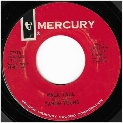Young, Faron / Walk Talk | Mercury 72375 | Single, 7&quot; Vinyl | December 1964