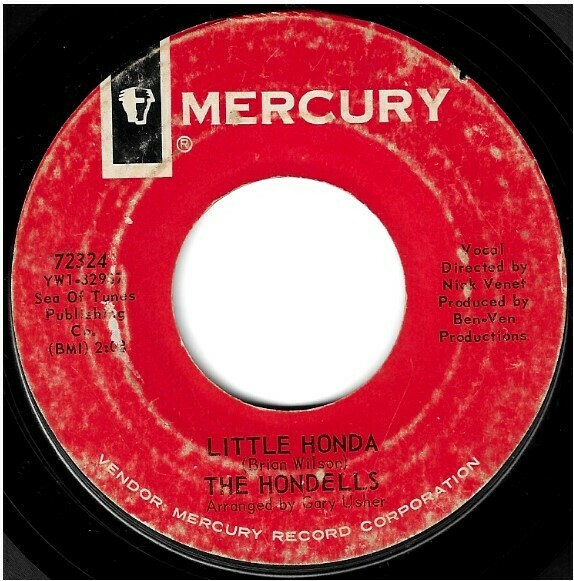 Hondells, The / Little Honda | Mercury 72324 | Single, 7&quot; Vinyl | August 1964