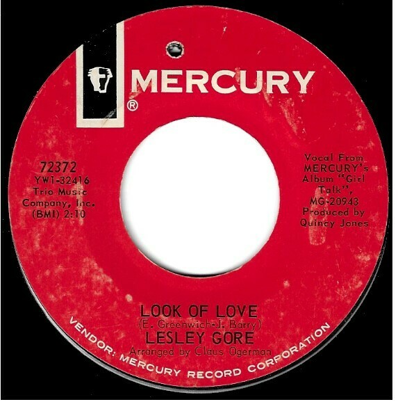Gore, Lesley / Look of Love | Mercury 72372 | Single, 7" Vinyl | December 1964