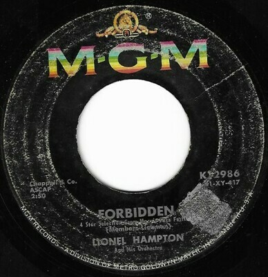 Hampton, Lionel / Forbidden | MGM K-12986 | 1961