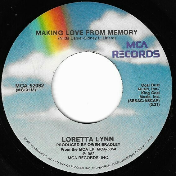 Lynn, Loretta / Making Love From Memory | MCA 52092 | August 1982