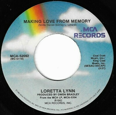 Lynn, Loretta / Making Love From Memory | MCA 52092 | August 1982