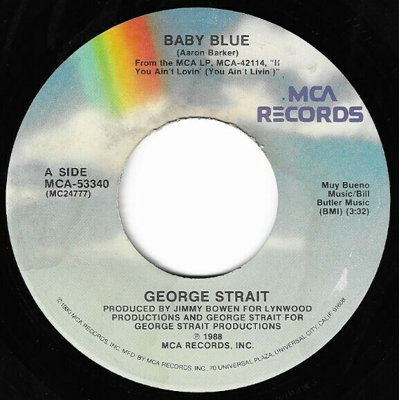 Strait, George / Baby Blue | MCA 53340