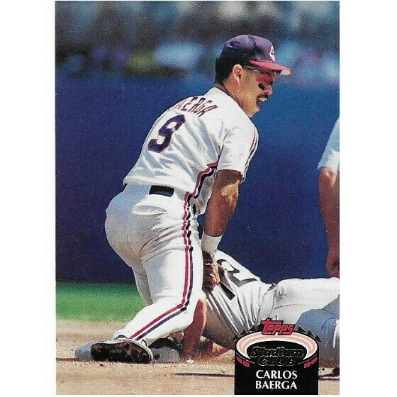 Baerga, Carlos / Cleveland Indians | Stadium Club #143 | Baseball Trading Card | 1992