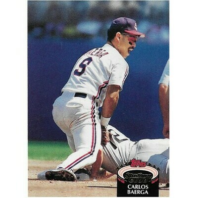 Baerga, Carlos / Cleveland Indians | Stadium Club #143 | Baseball Trading Card | 1992