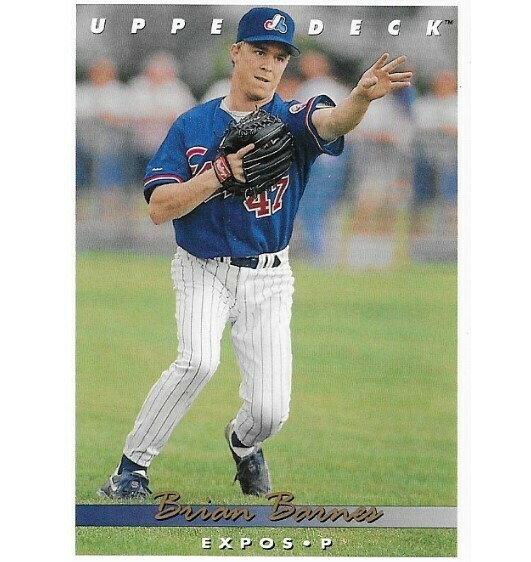 Barnes, Brian / Montreal Expos | Upper Deck #214 | Baseball Trading Card | 1993