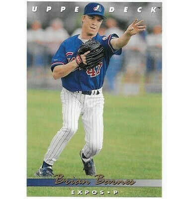 Barnes, Brian / Montreal Expos | Upper Deck #214 | Baseball Trading Card | 1993