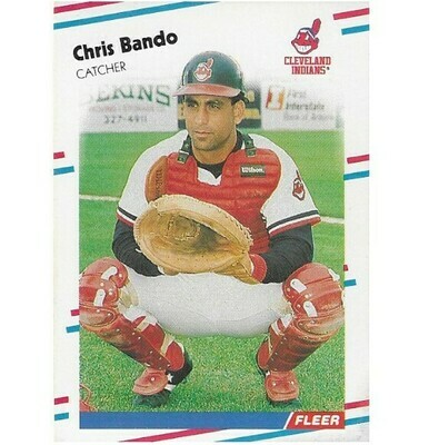Bando, Chris / Cleveland Indians | Fleer #601 | Baseball Trading Card | 1988