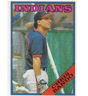 Bando, Chris / Cleveland Indians | Topps #604 | Baseball Trading Card | 1988