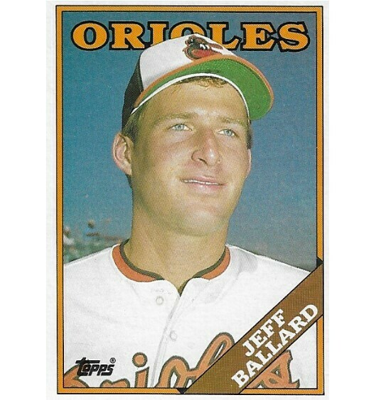 Ballard, Jeff / Baltimore Orioles | Topps #782 | Baseball Trading Card | 1988 | Rookie Card