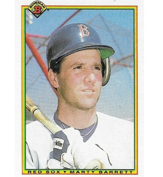 Barrett, Marty / Boston Red Sox | Bowman #282 | Baseball Trading Card | 1990