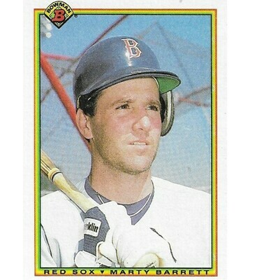 Barrett, Marty / Boston Red Sox | Bowman #282 | Baseball Trading Card | 1990