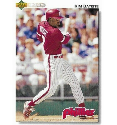 Batiste, Kim / Philadelphia Phillies | Upper Deck #422 | Baseball Trading Card | 1992