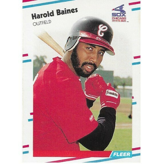 Baines, Harold / Chicago White Sox | Fleer #391 | Baseball Trading Card | 1988 | Hall of Famer