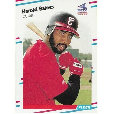 Baines, Harold / Chicago White Sox | Fleer #391 | Baseball Trading Card | 1988 | Hall of Famer
