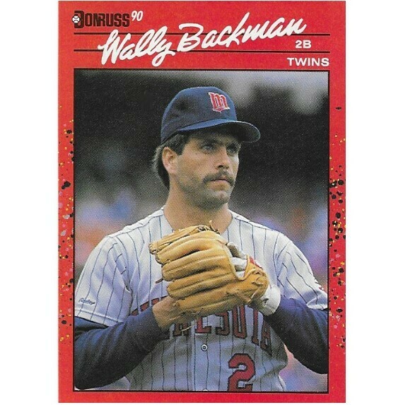 Backman, Wally / Minnesota Twins | Donruss #155 | Baseball Trading Card | 1990