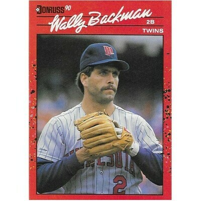 Backman, Wally / Minnesota Twins | Donruss #155 | Baseball Trading Card | 1990