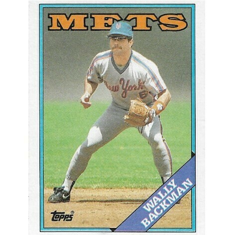 Backman, Wally / New York Mets | Topps #333 | Baseball Trading Card | 1988