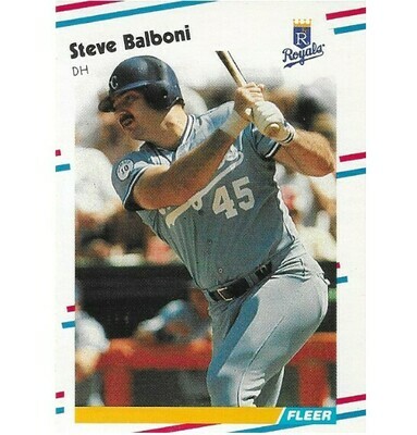 Balboni, Steve / Kansas City Royals | Fleer #251 | Baseball Trading Card | 1988