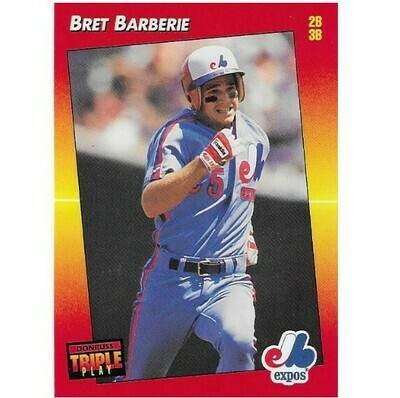 Barberie, Bret / Montreal Expos | Triple Play #134 | Baseball Trading Card | 1992
