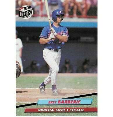 Barberie, Bret / Montreal Expos | Ultra #512 | Baseball Trading Card | 1992