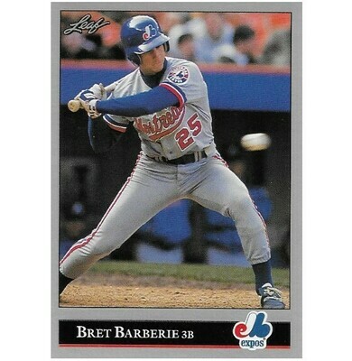 Barberie, Bret / Montreal Expos | Leaf #288 | Baseball Trading Card | 1992