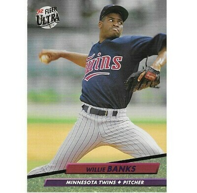 Banks, Willie / Minnesota Twins | Ultra #393 | Baseball Trading Card | 1992