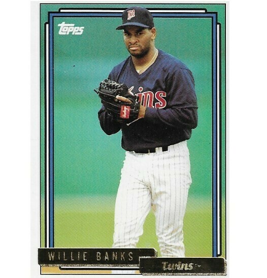 Banks, Willie / Minnesota Twins | Topps #747 | Baseball Trading Card | 1992 | Gold