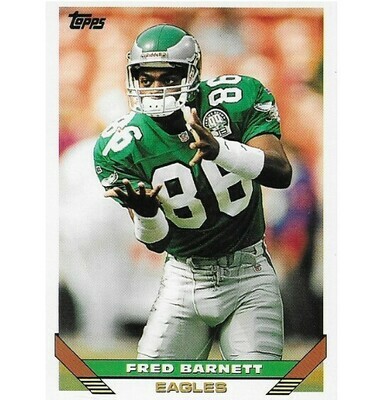 Barnett, Fred / Philadelphia Eagles | Topps #76 | Football Trading Card | 1993