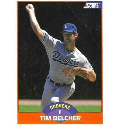 Belcher, Tim / Los Angeles Dodgers | Score #418 | Baseball Trading Card | 1989