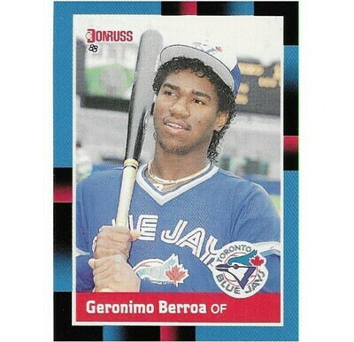 Berroa, Geronimo / Toronto Blue Jays | Donruss #659 | Baseball Trading Card | 1988 | Rookie Card