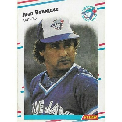 Beniquez, Juan / Toronto Blue Jays | Fleer #104 | Baseball Trading Card | 1988