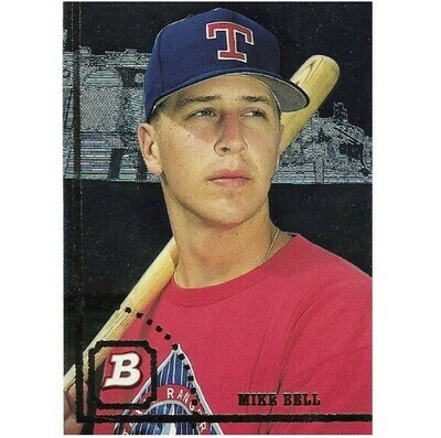 Bell, Mike / Texas Rangers | Bowman #350 | Baseball Trading Card | 1994 | Rookie Card | Foil
