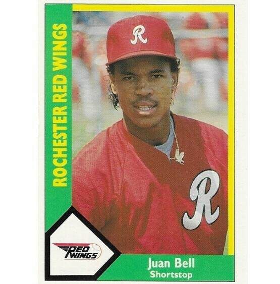 Bell, Juan / Rochester Red Wings | CMC #312 | Baseball Trading Card | 1990