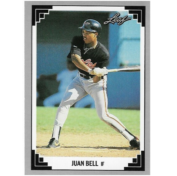 Bell, Juan / Baltimore Orioles | Leaf #262 | Baseball Trading Card | 1991
