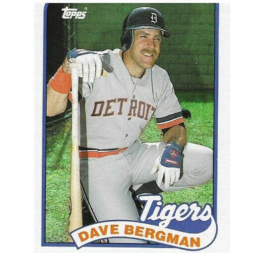 Bergman, Dave / Detroit Tigers | Topps #631 | Baseball Trading Card | 1989