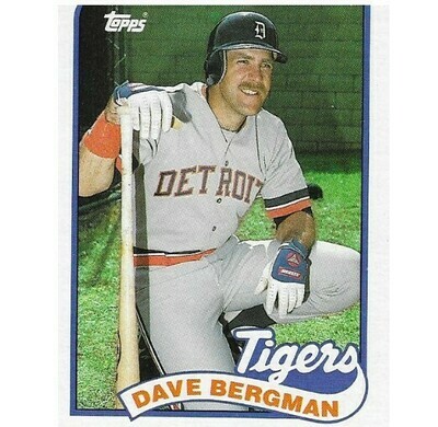 Bergman, Dave / Detroit Tigers | Topps #631 | Baseball Trading Card | 1989