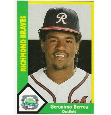 Berroa, Geronimo / Richmond Braves | CMC #292 | Baseball Trading Card | 1990