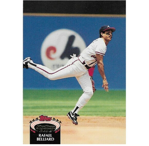 Belliard, Rafael / Atlanta Braves | Stadium Club #105 | Baseball Trading Card | 1992