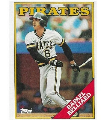 Belliard, Rafael / Pittsburgh Pirates | Topps #221 | Baseball Trading Card | 1988