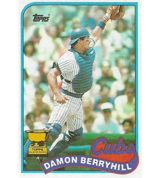 Berryhill, Damon / Chicago Cubs | Topps #543 | Baseball Trading Card | 1989 | All Star Rookie