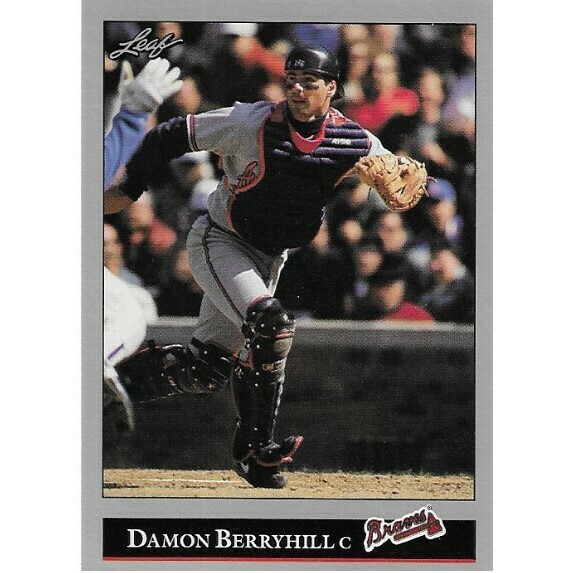 Berryhill, Damon / Atlanta Braves | Leaf #423 | Baseball Trading Card | 1992