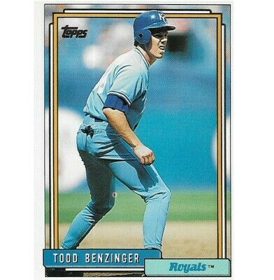 Benzinger, Todd / Kansas City Royals | Topps #506 | Baseball Trading Card | 1992