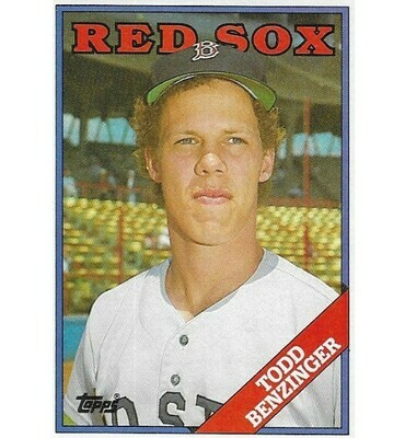 Benzinger, Todd / Boston Red Sox | Topps #96 | Baseball Trading Card | 1988 | Rookie Card