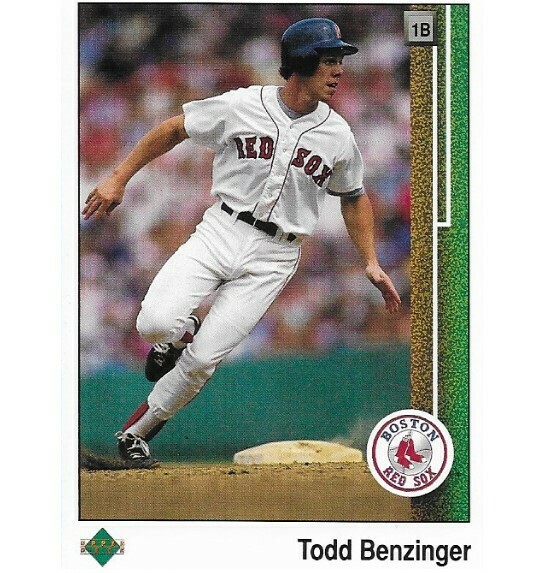 Benzinger, Todd / Boston Red Sox | Upper Deck #184 | Baseball Trading Card | 1989