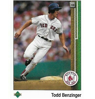 Benzinger, Todd / Boston Red Sox | Upper Deck #184 | Baseball Trading Card | 1989