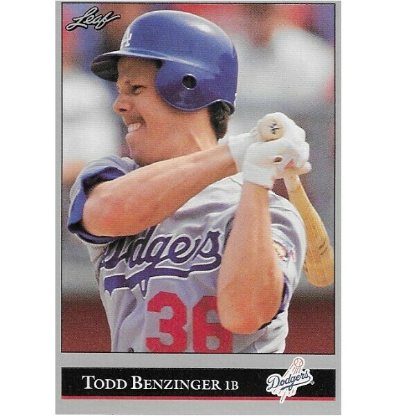 Benzinger, Todd / Los Angeles Dodgers | Leaf #257 | Baseball Trading Card | 1992