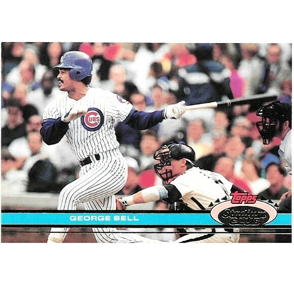 Bell, George / Chicago Cubs | Stadium Club #504 | Baseball Trading Card | 1991