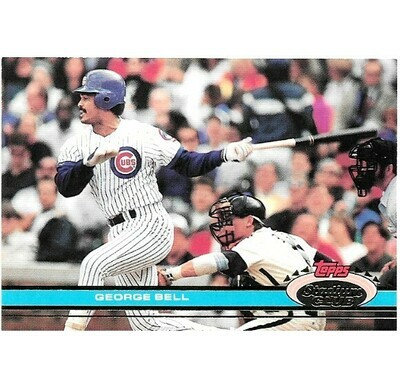 Bell, George / Chicago Cubs | Stadium Club #504 | Baseball Trading Card | 1991